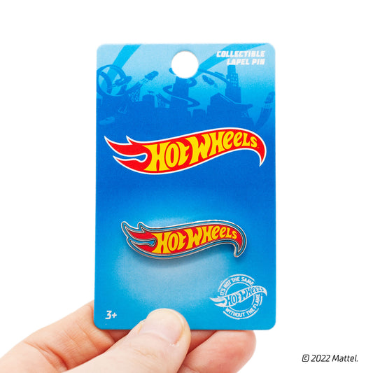 Hot Wheels Logo Pin