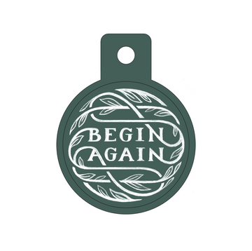 Begin Again Vinyl Sticker