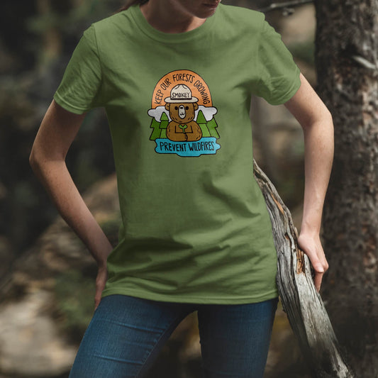 Smokey Bear “Keep Our Forests Growing” Short-sleeve unisex t-shirt