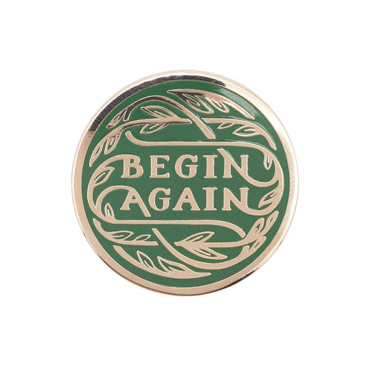 Begin Again Enamel Pin