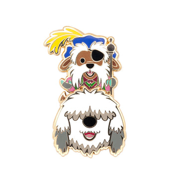 Sir Didymus and Ambrosius Interlocking Pin Set