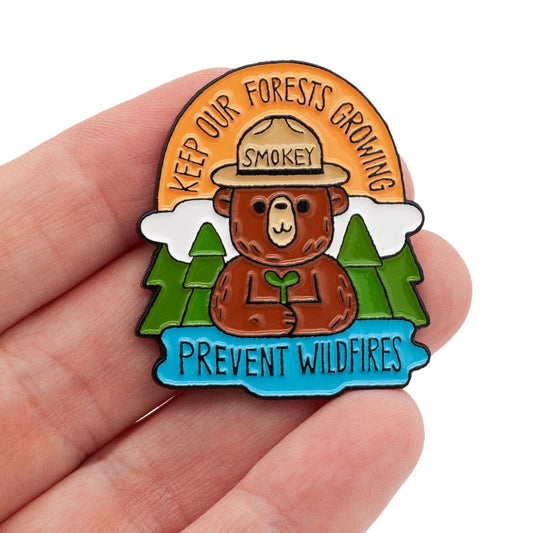 Keep Our Forests Growing Enamel Pin