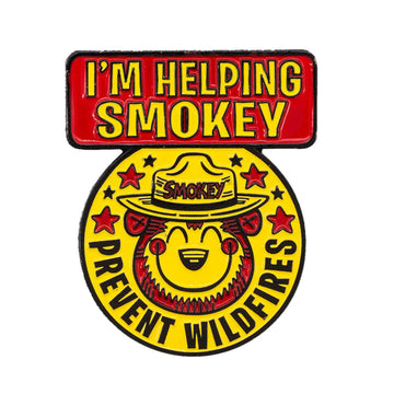 I'm Helping Smokey Enamel Pin