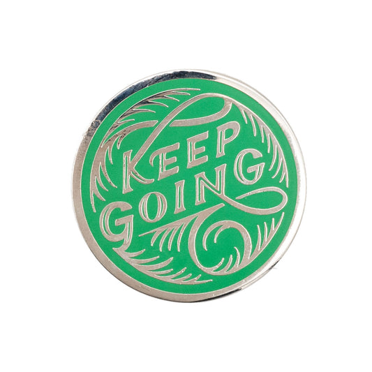 Keep Going Enamel Pin