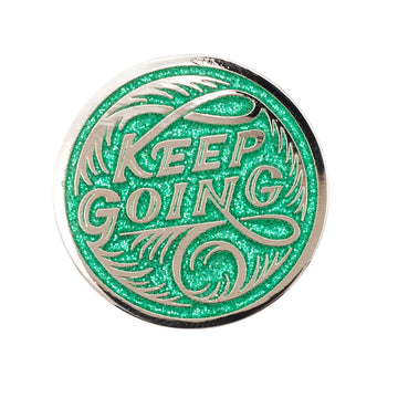 Keep Going Enamel Pin