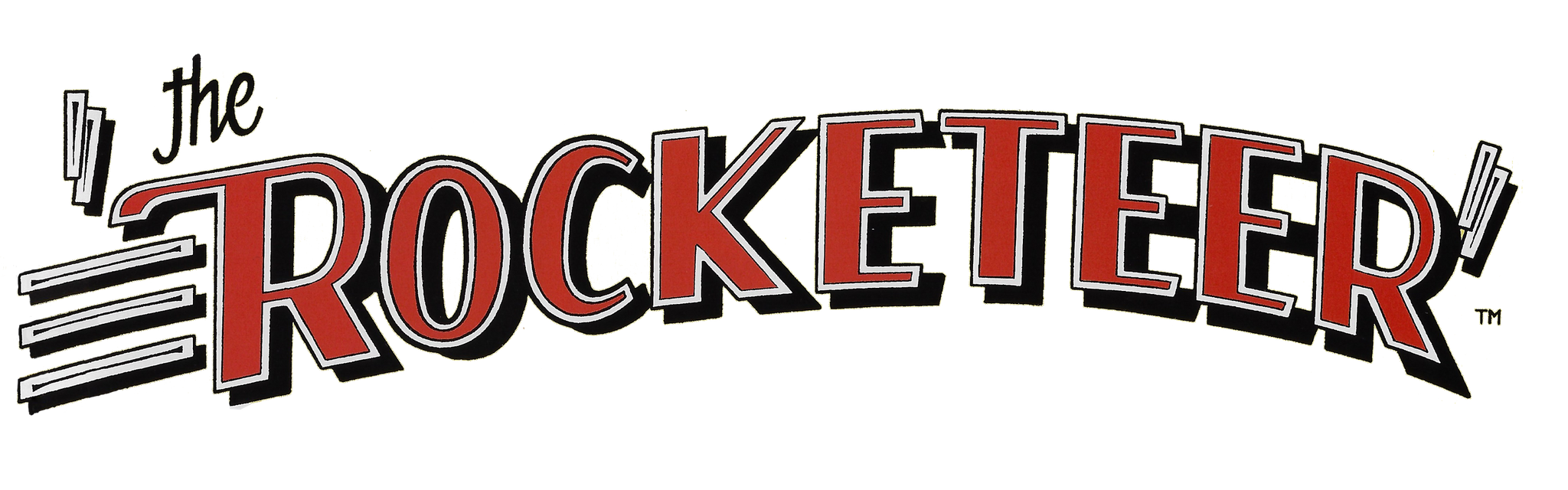 The Rocketeer logo on white background