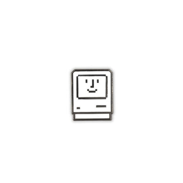 Personal computer icon with a smiling face inside.