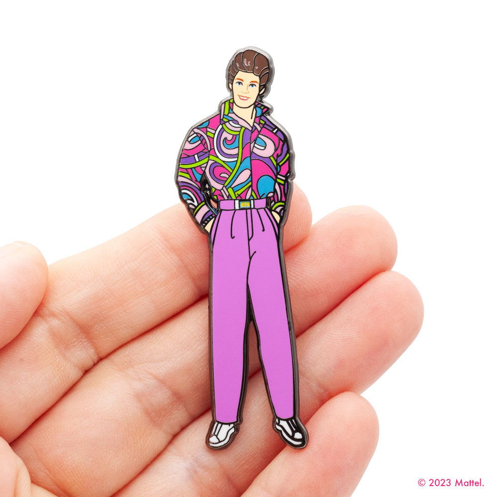 Totally Hair Ken Enamel Pin: A Nostalgic Blast from the '90s!