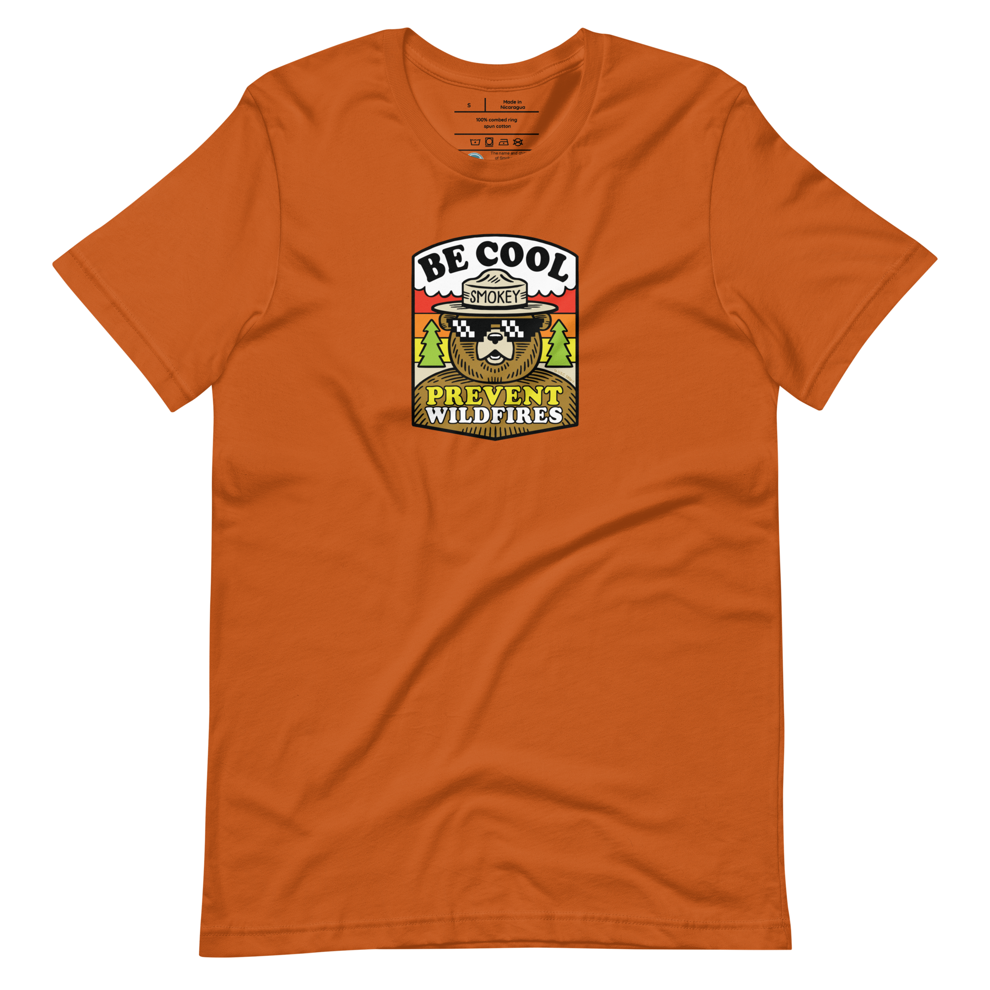 Smokey Bear “Be Cool” Short-sleeve unisex t-shirt